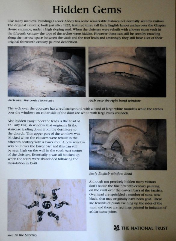 May 26, Lacock Abbey Hidden Treasures