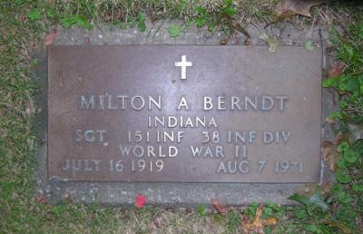 Milton Arthur Hank Berndt, Maple Grove Cemetery, Dover, Ohio