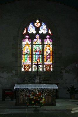 Stained Window & Altar