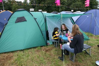 At The Tent