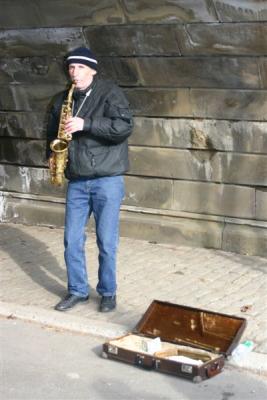 Busker in Central Park