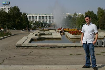 Billy at Fountain