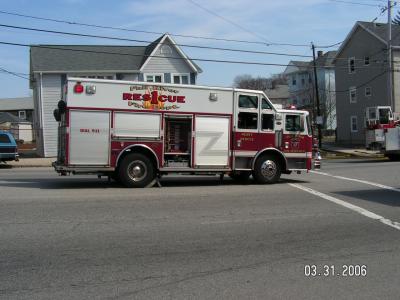 Rescue 1 on Eastern Ave. Fall River