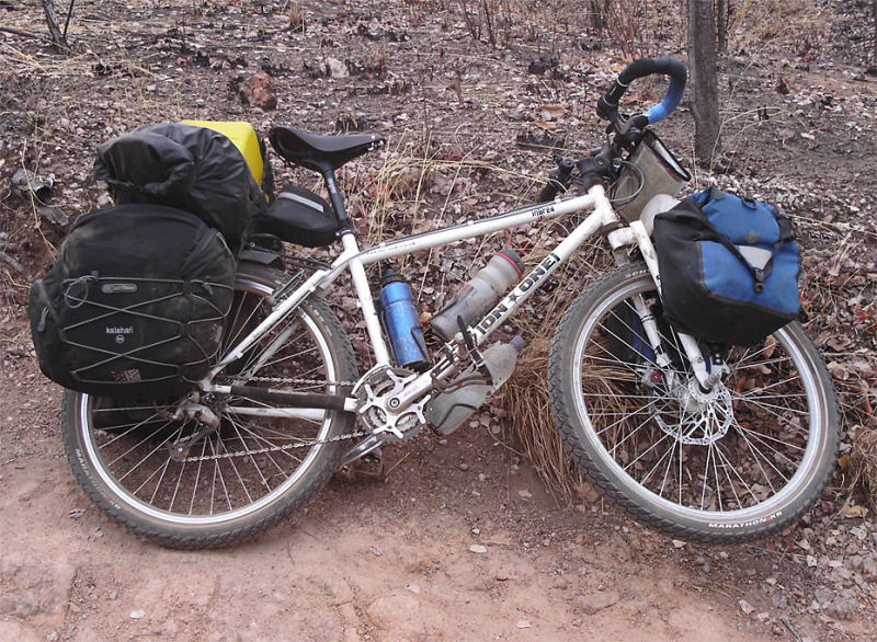 018 Mike - Touring through Zambia - On-One Inbred touring bike
