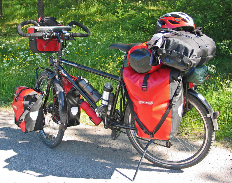 029  Lukas - Touring through Sweden - VSF T400 touring bike