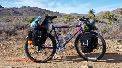 332    John - Touring California - Specialized Rock Hopper touring bike