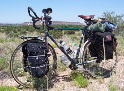 041  Patrick - Touring through New Mexico - Urbanite Touring touring bike