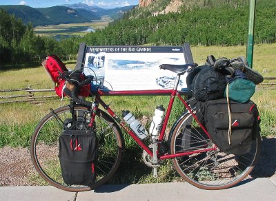219  Ken - Touring Colorado - Trek 720 touring bike