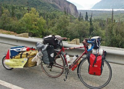 224  Jin - Touring Alaska - Rocky Mountain Bicycles Sherpa touring bike