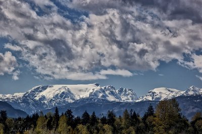 Comox Glacier and Mt. Harmston.