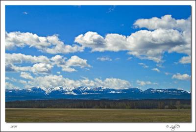 Mountains and clouds Comox