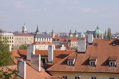 Prague, vue depuis le Chteaujpg