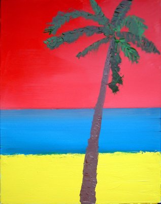 Beach: Palm Special  (16 x 20)