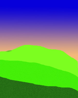 Hills at Dawn  (16 x 20)