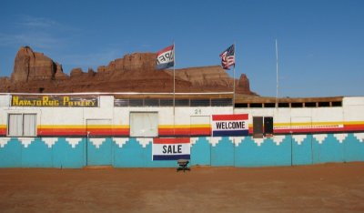 Monument Valley - Navajo Rug-Pottery.JPG