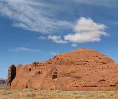 Monument Valley - Red Igloo and Shooting Cloud.JPG