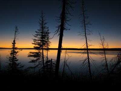 Yellowstone - Yellowstone Lake Sunset 1.JPG