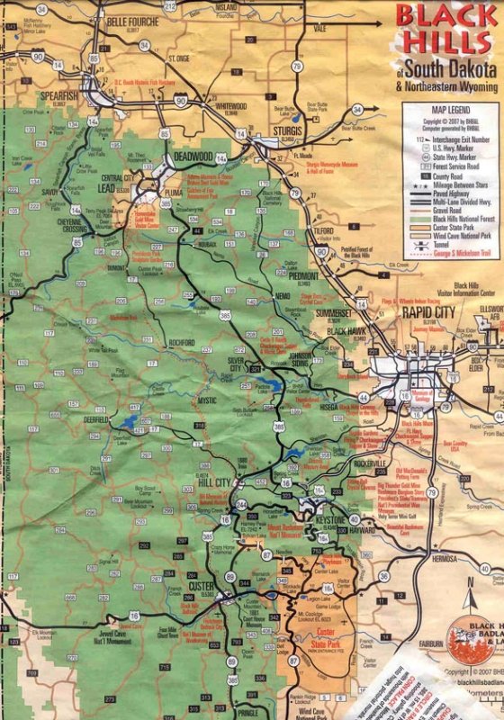 Black Hills Map