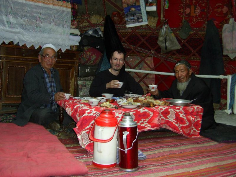 Lunch at Madian hot spring