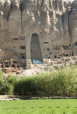 Bamiyan - niche of the little Buddha