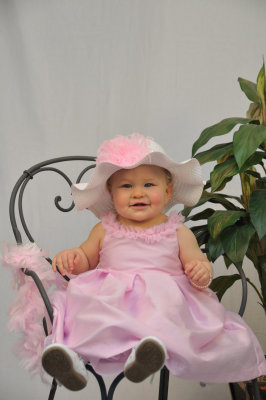 Addie on chair 2