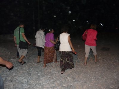 walking in the middle of the street