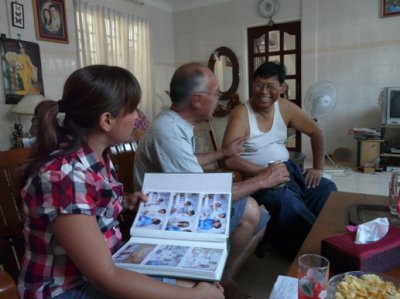 at Bosco & Margaret's house