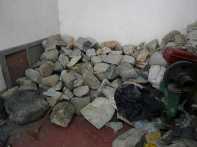 jade rock pile