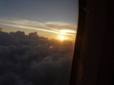 sunset in the heavens