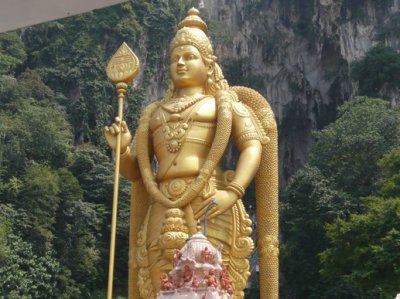 140 ft. statue of Lord Muruga