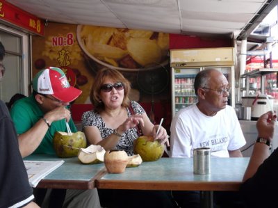 fresh coconut juice