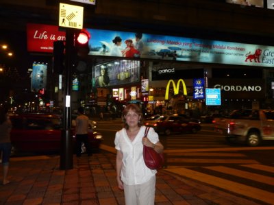 shopping at night