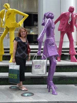 guess which one was the real shopper?