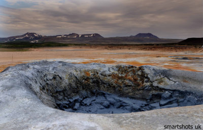 hverir mud pot.