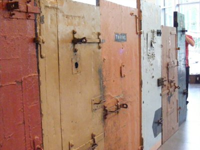 Tallinn: doors from prison camps.JPG