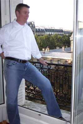 My best pal Jeff, looking out our hotel room in Paris.jpg