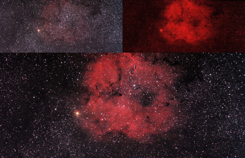 IC1396 LPS+Ha Slight Pollution