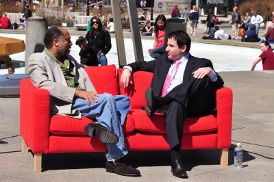 Interview at Love Park
