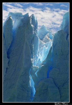 Perito Moreno, Détails et Chute de glace