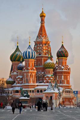 St. Basil's in the evening sunlight