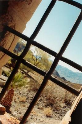 window, scottys castle, death valley, 2003