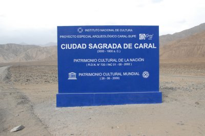 Caral - Oldest city in the Americas (Map)