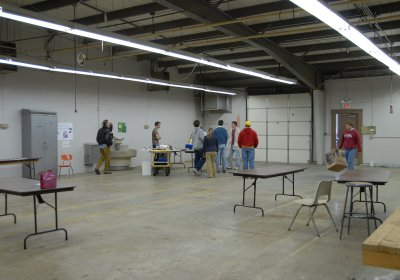 2. Work area and Game floor
