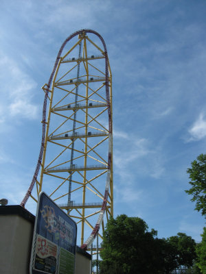 top of Top Thrill Dragster