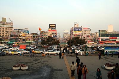 just outside 평택역
