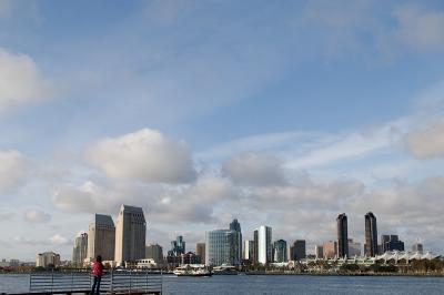 Watching San Diego Down Town View