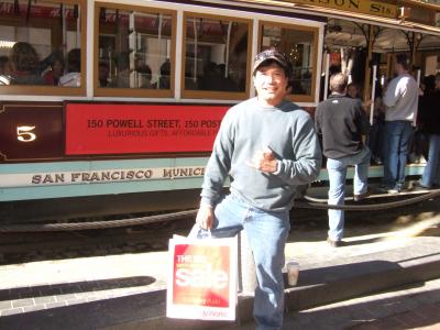 Cable Car?  Let's walk to China Town and to Fishermen's Warf.