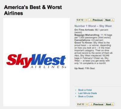 Worst #1 Airlines
