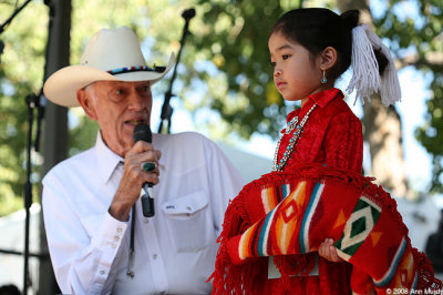 Rex Arrowsmith with Navajo girl