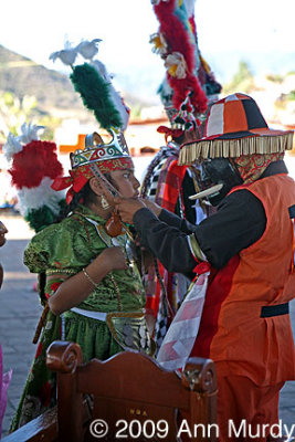 Preparing to dance